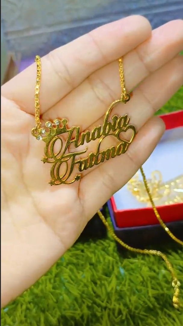 Customized Necklace (Gold Plated)