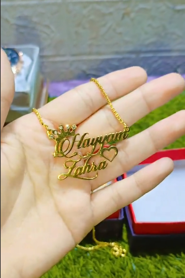 Customized Necklace (Gold Plated)