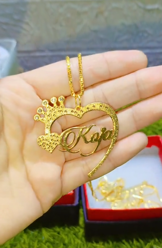 Customized Necklace (Gold Plated)