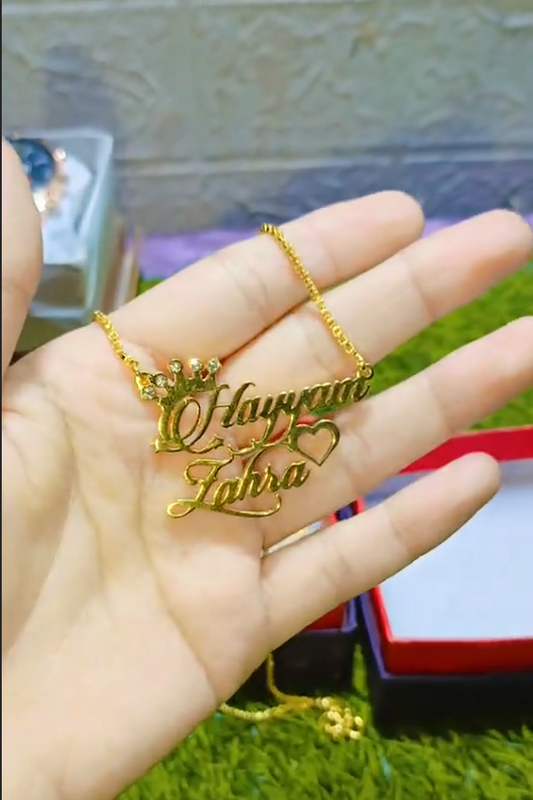 Customized Necklace (Gold Plated)